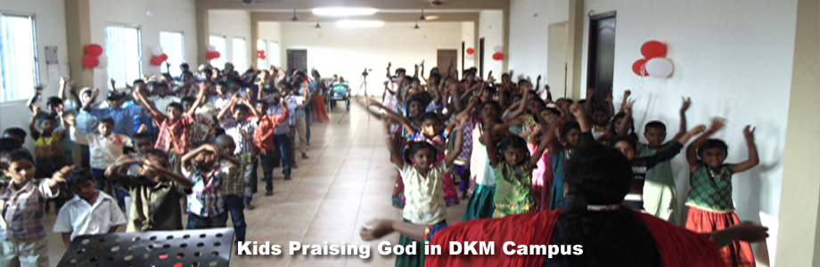 Kids Praising God in DKM Campus